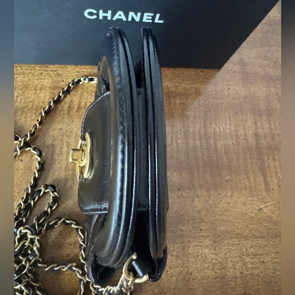CHANEL Black Quilted Mini Kelly Bag with GHW - Picture 6 of 13